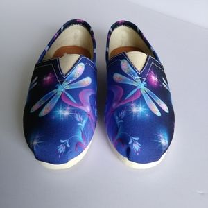 Yes We Vibe Dragonfly Slip On Flats Shoe Size 6